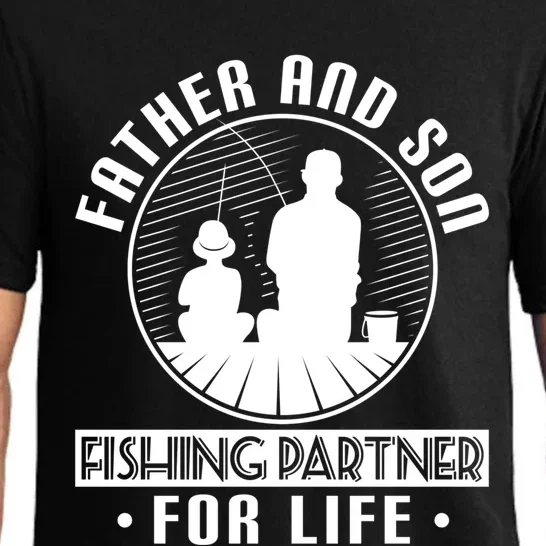 Father Son Fishing Partners For Life Cute Gift Pajama Set