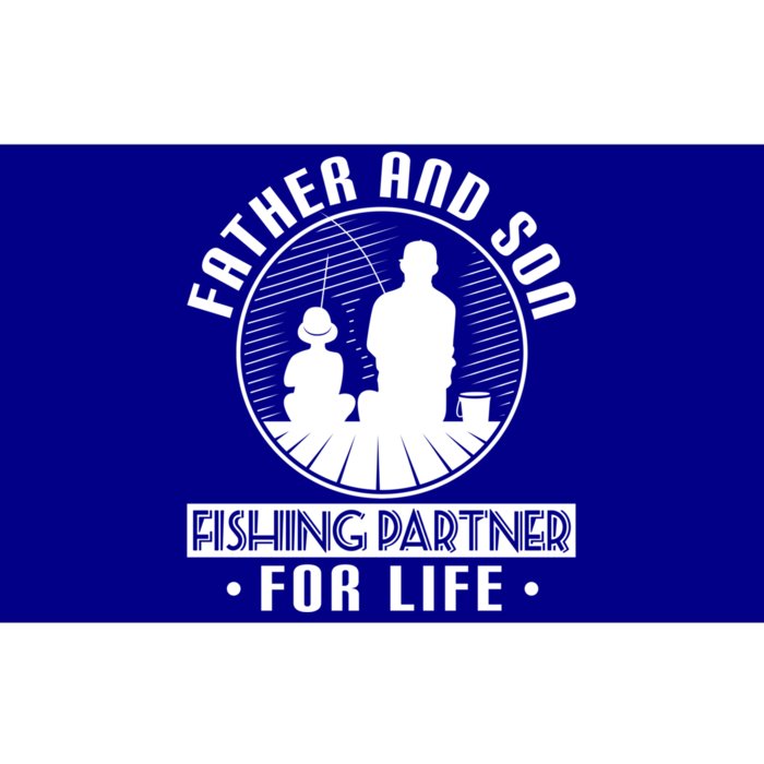 Father Son Fishing Partners For Life Cute Gift Bumper Sticker