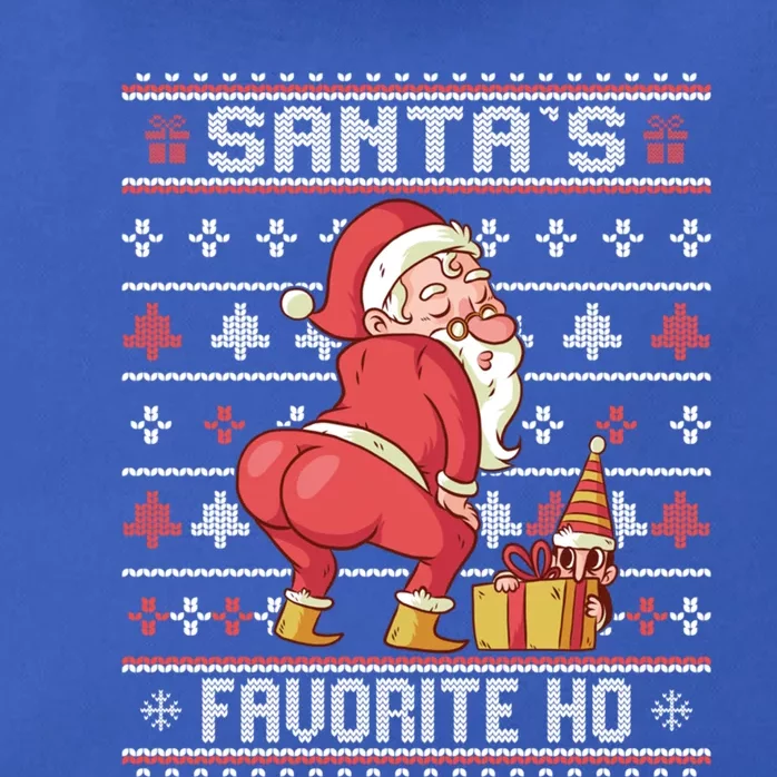 Funny Santa's Favorite Ho Gift Twerking Santa Offensive Great Gift Zip Tote Bag