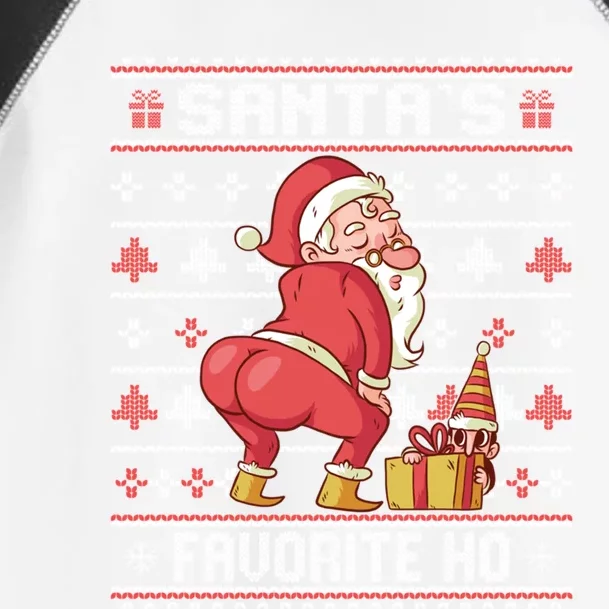 Funny Santa's Favorite Ho Gift Twerking Santa Offensive Great Gift Toddler Fine Jersey T-Shirt