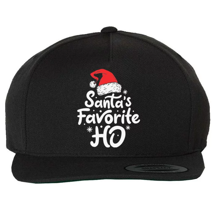 Funny SantaS Favorite Ho Funny Christmas Xmas Santa Hat Wool Snapback Cap