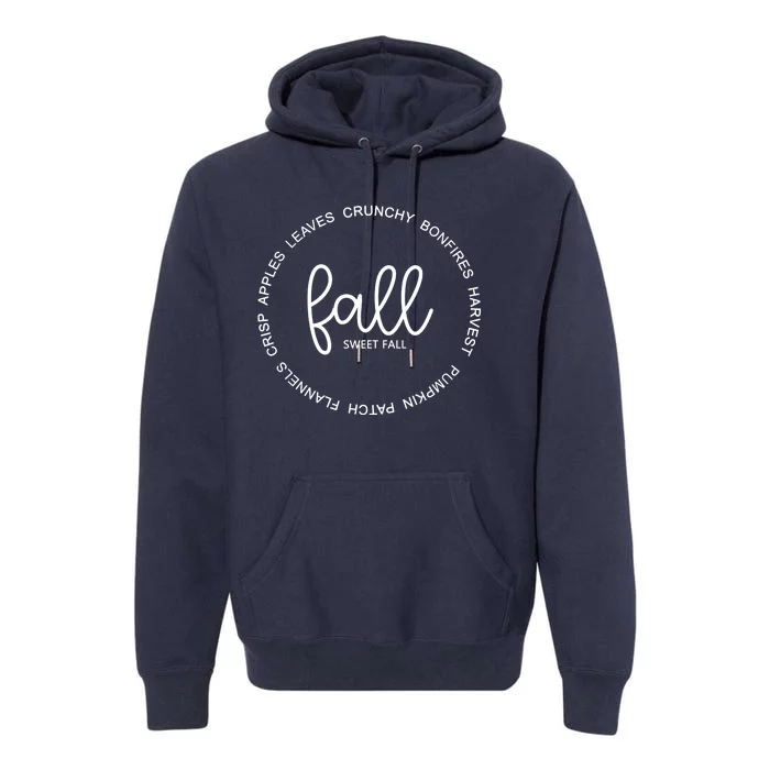 Fall Sweet Fall Festive Premium Hoodie