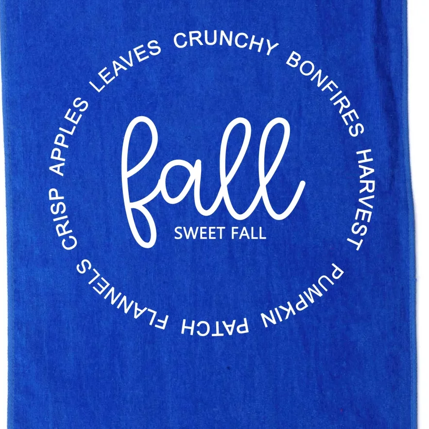 Fall Sweet Fall Festive Platinum Collection Golf Towel