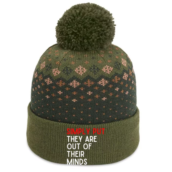 Funny Saying The Baniff Cuffed Pom Beanie