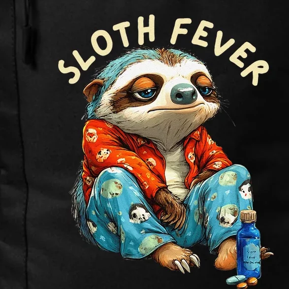 Funny Sloth Fever Humor Daily Commute Backpack