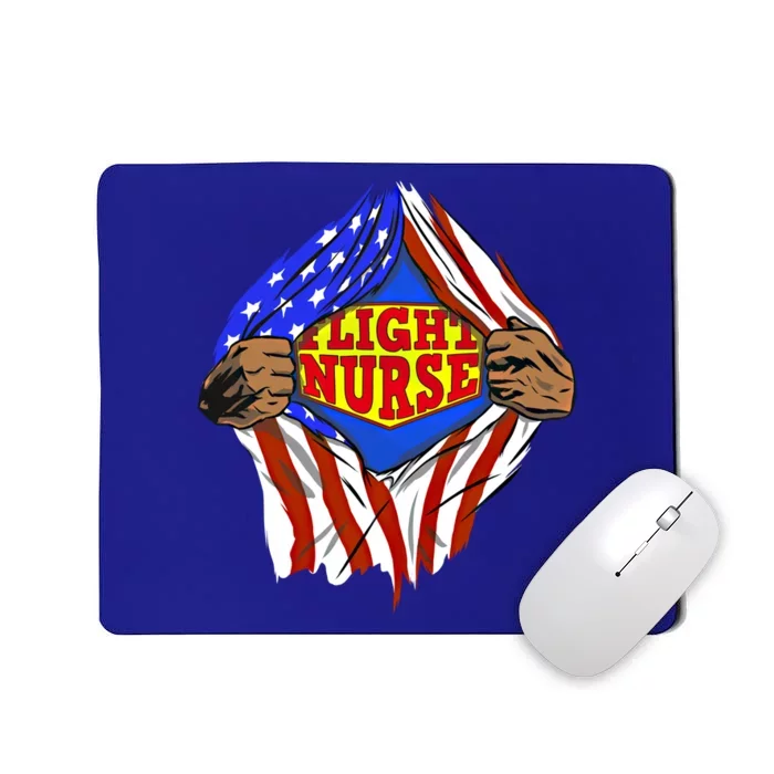 Funny Super Flight Nurse Hero Job Cool Gift Mousepad