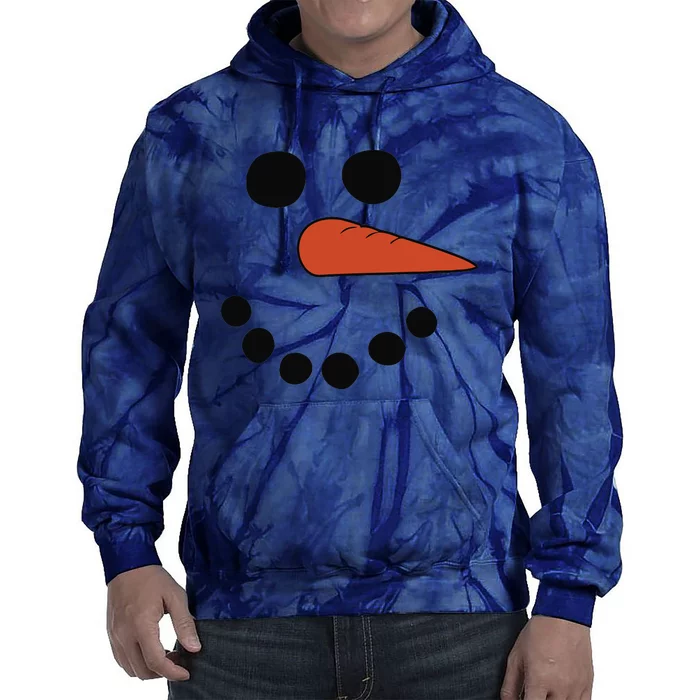 Frosty Snowman Tie Dye Hoodie