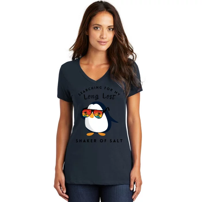 Funny Searching For My Long Lost Shaker Of Salt Shaker Women's V-Neck T-Shirt