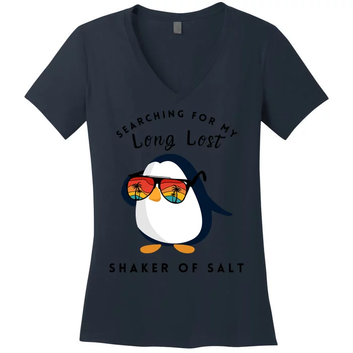 Funny Searching For My Long Lost Shaker Of Salt Shaker Women's V-Neck T-Shirt