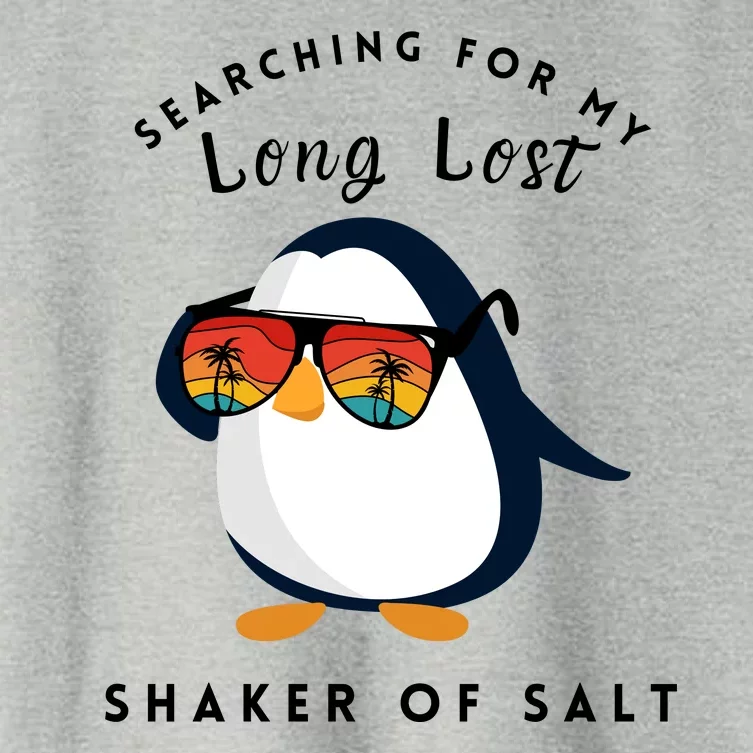 Funny Searching For My Long Lost Shaker Of Salt Shaker Women's Crop Top Tee