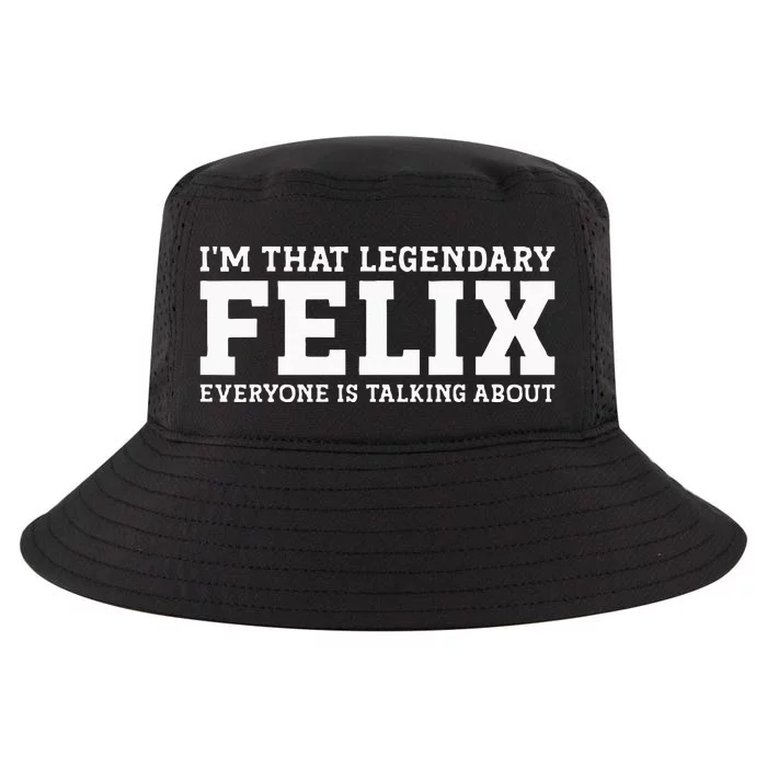 Felix Surname Funny Team Family Last Name Felix Cool Comfort Performance Bucket Hat