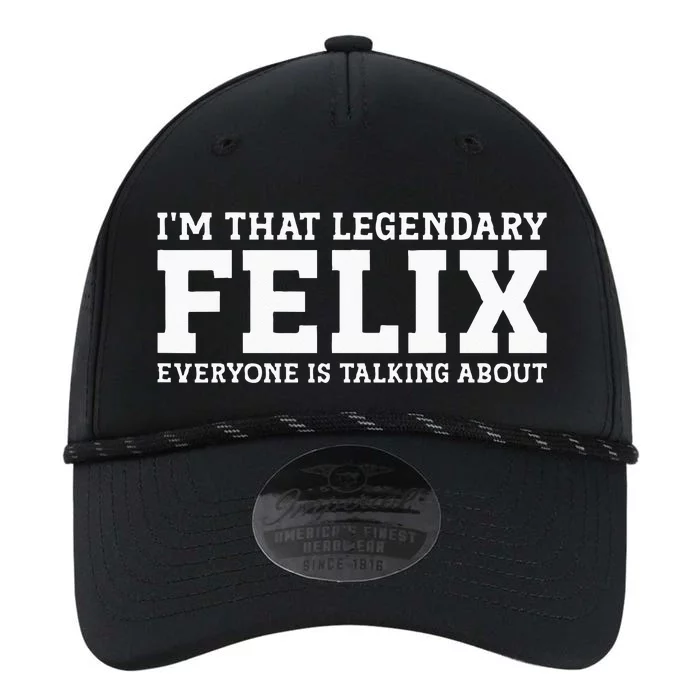 Felix Surname Funny Team Family Last Name Felix Performance The Dyno Cap