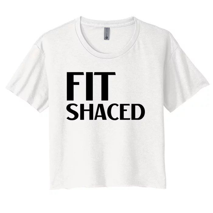 FIT SHACED Funny St Patrick Women's Crop Top Tee