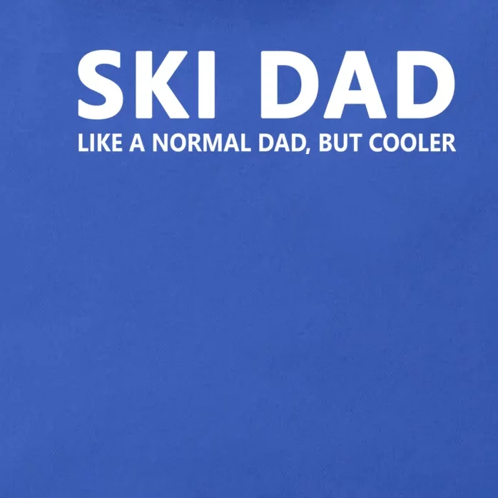 Funny Skiing Father Ski Dad Gift Zip Tote Bag