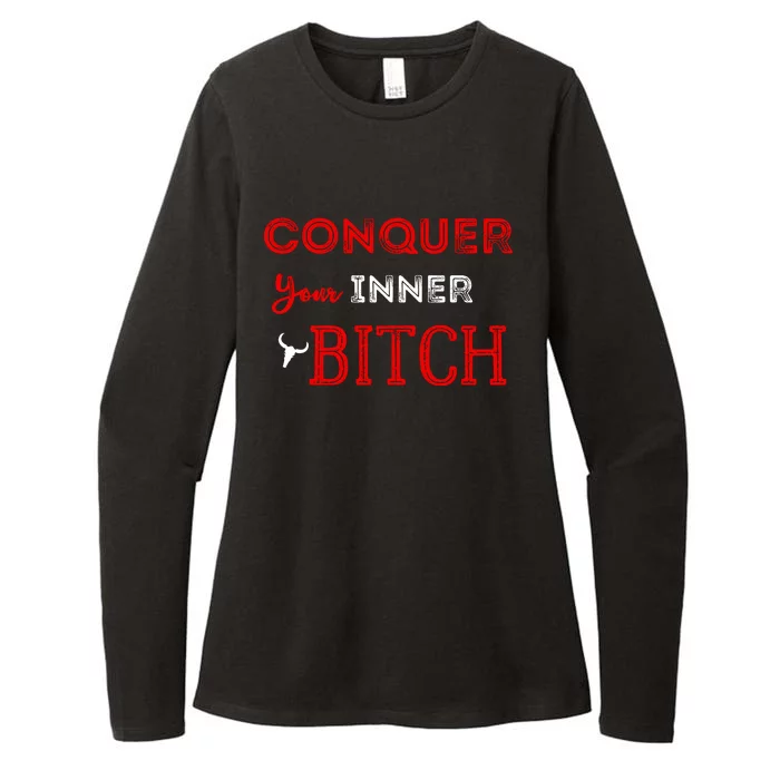 Funny Sarcastic Womens CVC Long Sleeve Shirt