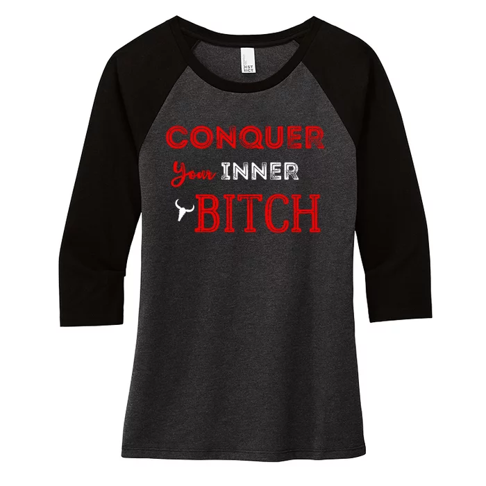 Funny Sarcastic Women's Tri-Blend 3/4-Sleeve Raglan Shirt