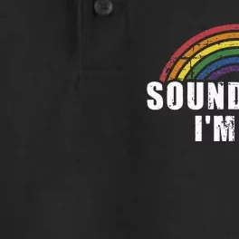 Funny Sounds Gay Im In With Rainbow Flag For Pride Month Dry Zone Grid Performance Polo