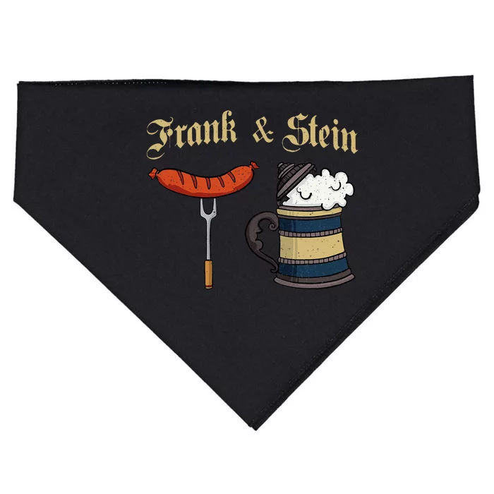 Frank & Stein German Beer Drinking Oktoberfest USA-Made Doggie Bandana