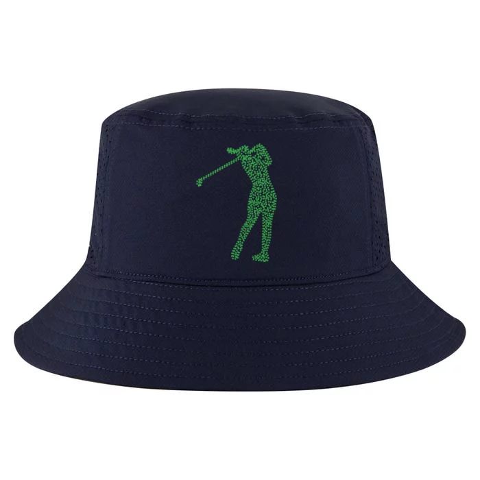 Funny Shamrock Golf St Patricks Day Golfer Funny Gift Cool Comfort Performance Bucket Hat