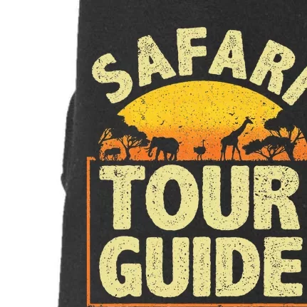 Funny Safari Guide Art For Zoo Safari Costume Doggie 3-End Fleece Hoodie