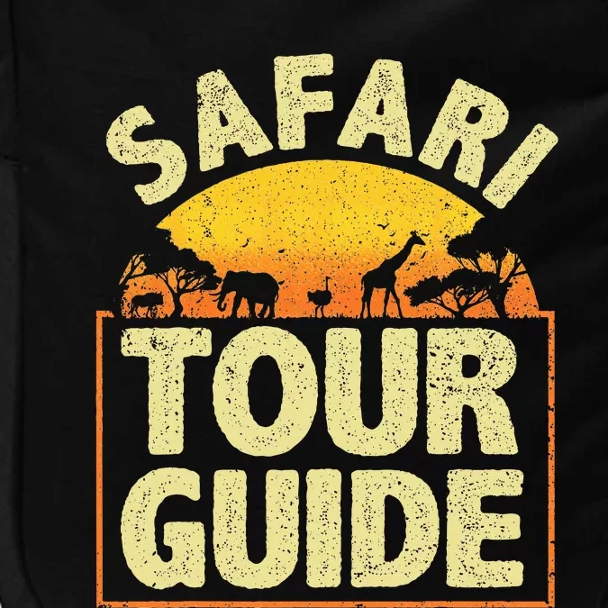 Funny Safari Guide Art For Zoo Safari Costume Impact Tech Backpack