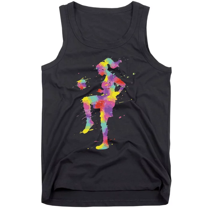 Funny Soccer Girl Gift Tank Top