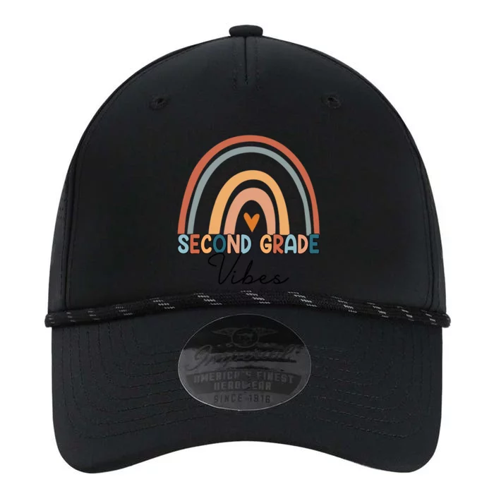 Funny Second Grade Teacher Rainbow Team 2Nd Grade Vibes Great Gift Performance The Dyno Cap