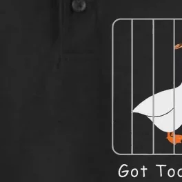 Funny Silly Goose Lover Mugshot Meme Got Too Silly Dry Zone Grid Performance Polo