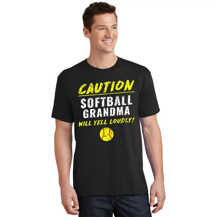 Fastpitch Softball Grandma Funny T-Shirt