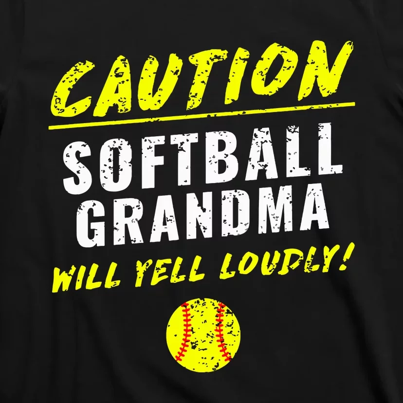 Fastpitch Softball Grandma Funny T-Shirt