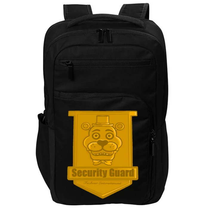 Fnaf Security Guard Badge Impact Tech Backpack