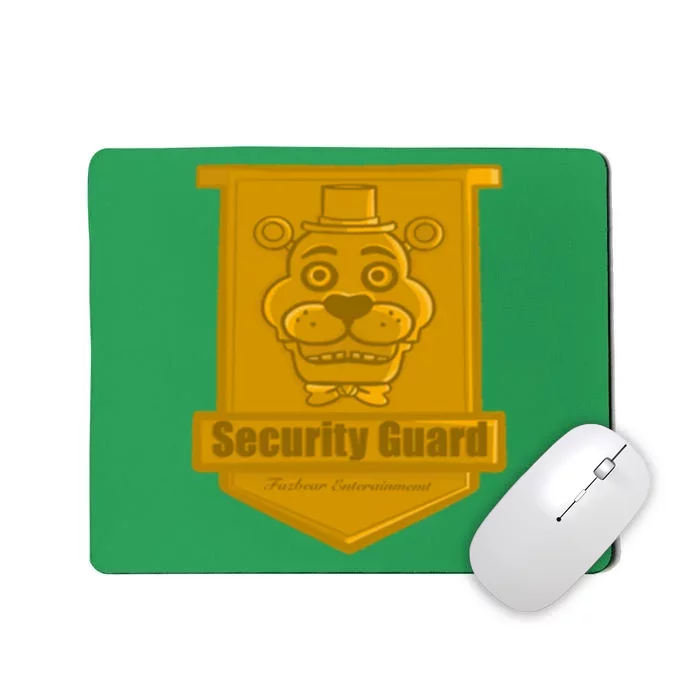 Fnaf Security Guard Badge Mousepad