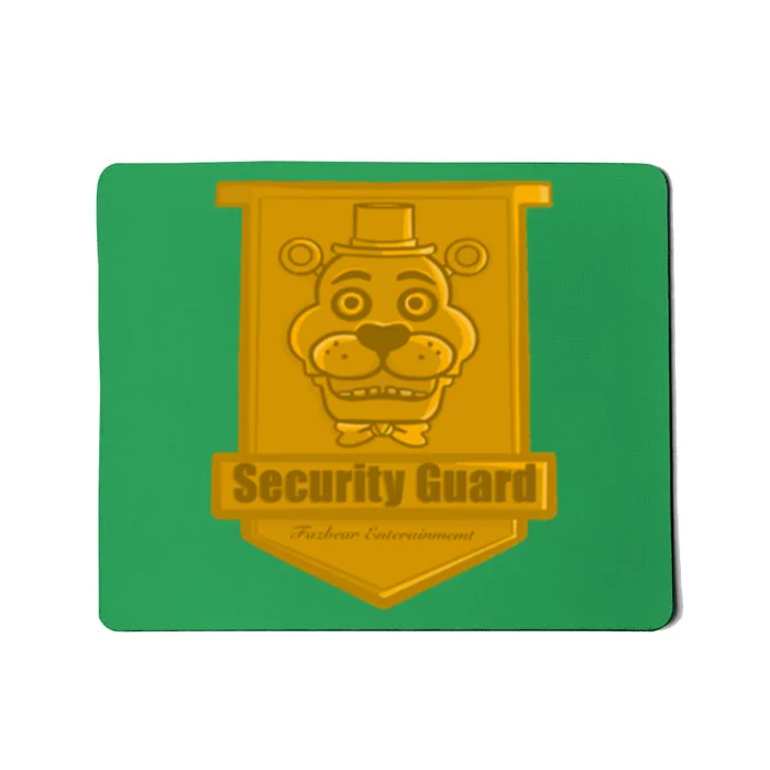 Fnaf Security Guard Badge Mousepad