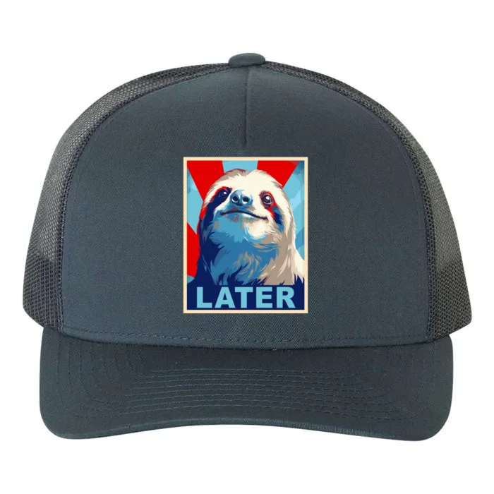 Funny Sloth Gifts Sloth Yupoong Adult 5-Panel Trucker Hat