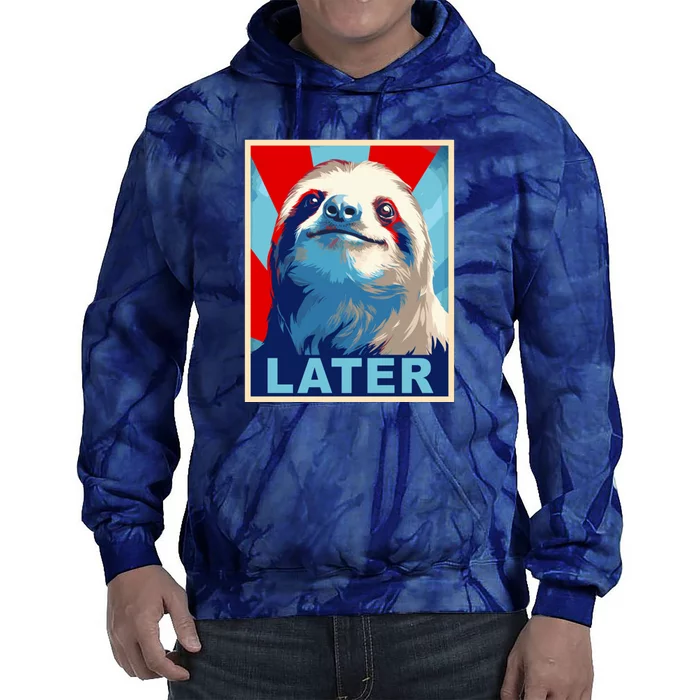 Funny Sloth Gifts Sloth Tie Dye Hoodie