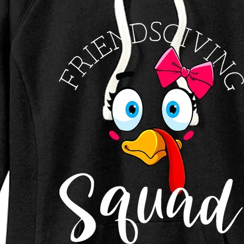 Friendsgiving Squad Gifts Happy Thanksgiving Turkey Day Women's Fleece Hoodie