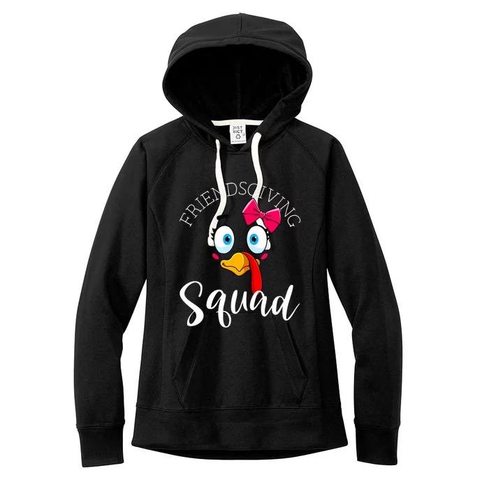 Friendsgiving Squad Gifts Happy Thanksgiving Turkey Day Women's Fleece Hoodie