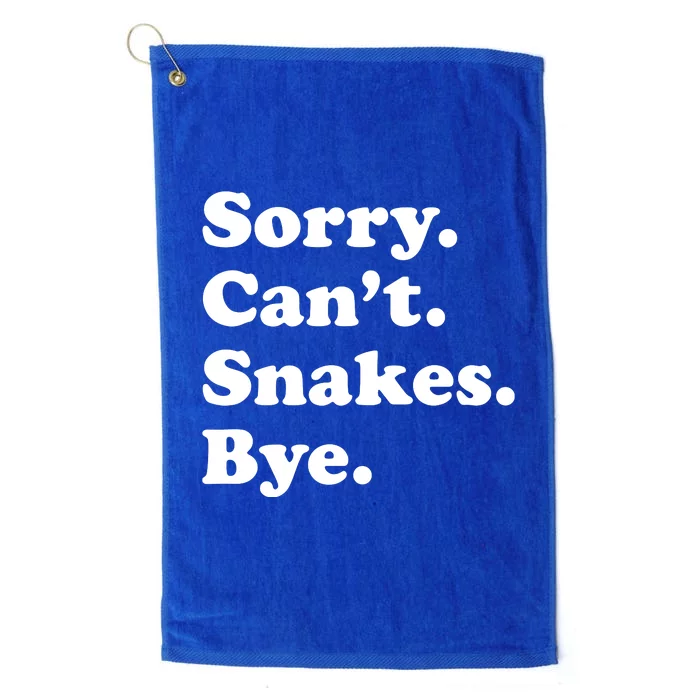 Funny Snake Gift For Men Women Boy Or Girl Platinum Collection Golf Towel