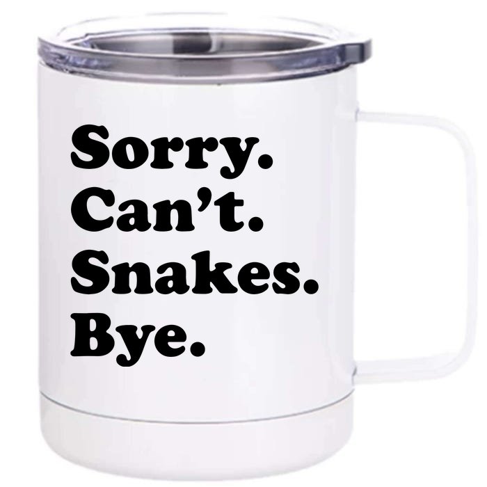 Funny Snake Gift For Men Women Boy Or Girl Front & Back 12oz Stainless Steel Tumbler Cup