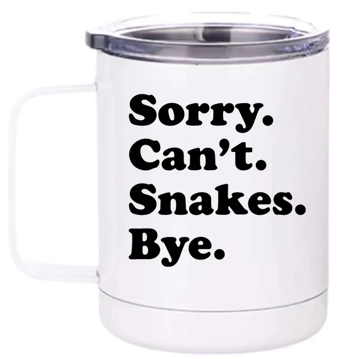 Funny Snake Gift For Men Women Boy Or Girl Front & Back 12oz Stainless Steel Tumbler Cup