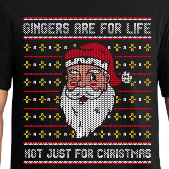 Funny Santa Gingers Are For Life Not Just For Christmas Gift Pajama Set