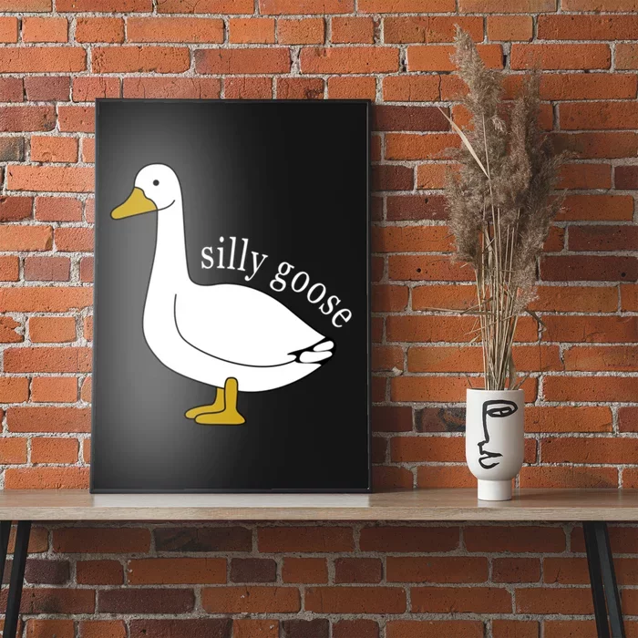 Funny Silly Goose Cute Goose Xmas Family Matching Clothing Poster