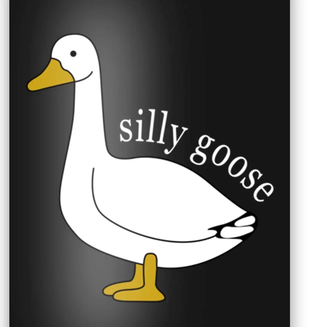 Funny Silly Goose Cute Goose Xmas Family Matching Clothing Poster