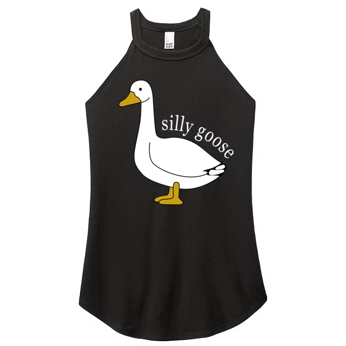 Funny Silly Goose Cute Goose Xmas Family Matching Clothing Women’s Perfect Tri Rocker Tank