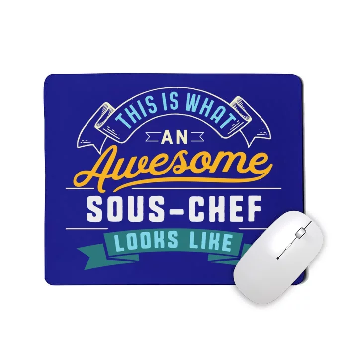 Funny Souschef Gift Awesome Job Occupation Graduation Gift Mousepad