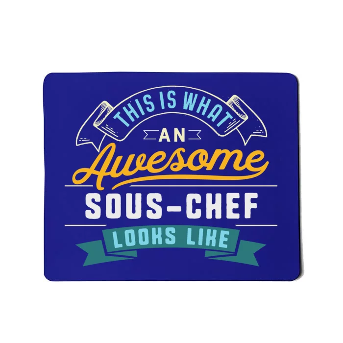 Funny Souschef Gift Awesome Job Occupation Graduation Gift Mousepad