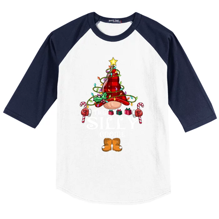 Funny Silly Gnome Christmas Gnome Matching Family Group Great Gift Baseball Sleeve Shirt