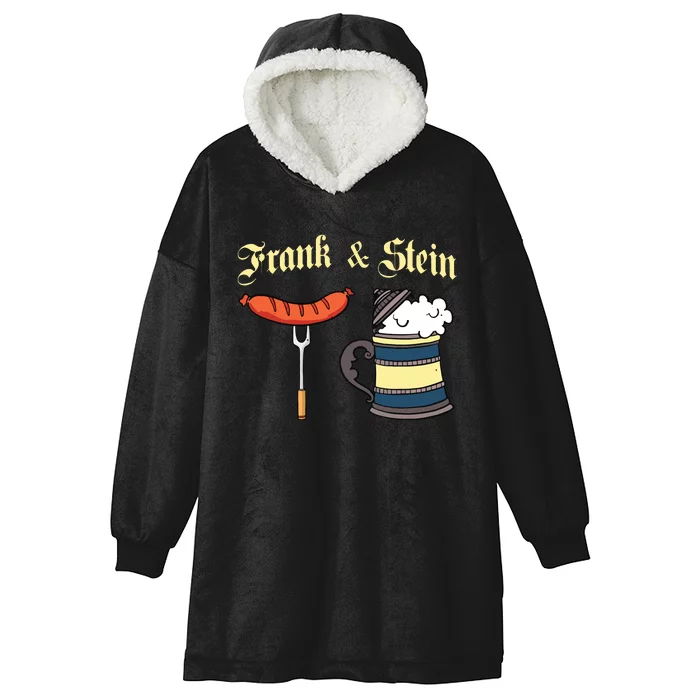 Frank Stein German Beer Drinking Oktoberfest Hooded Wearable Blanket