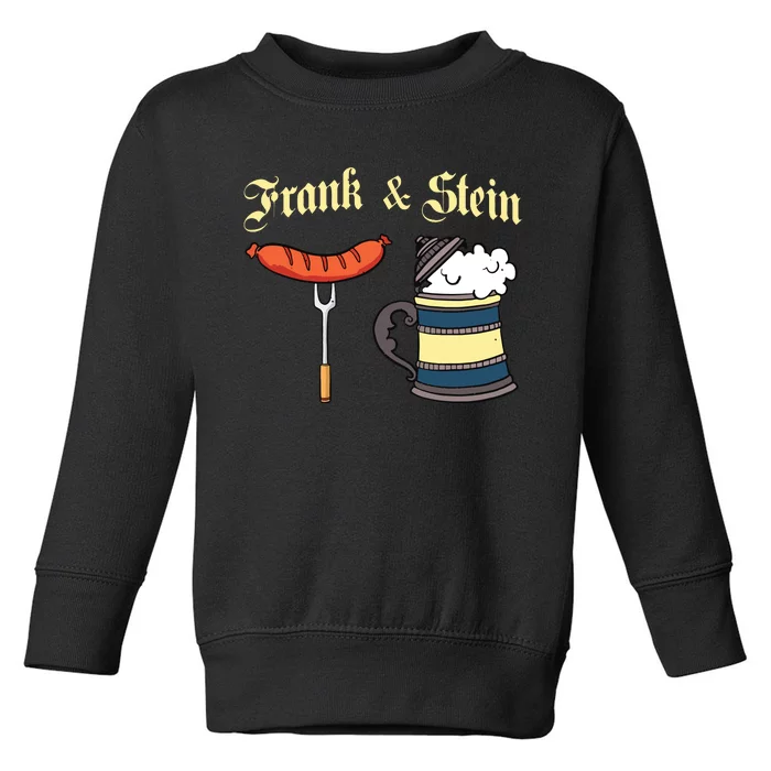 Frank Stein German Beer Drinking Oktoberfest Toddler Sweatshirt