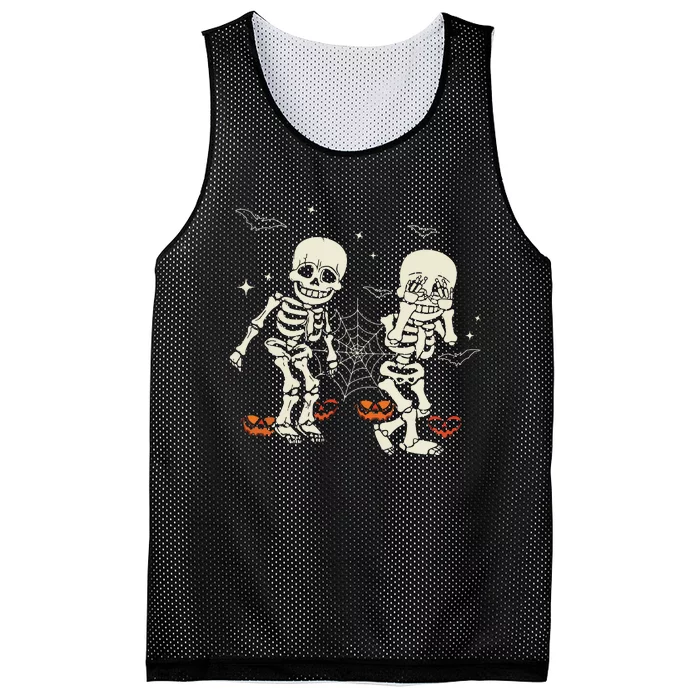 Funny Skeleton Griddydance Halloween Trick Or Treat Mesh Reversible Basketball Jersey Tank